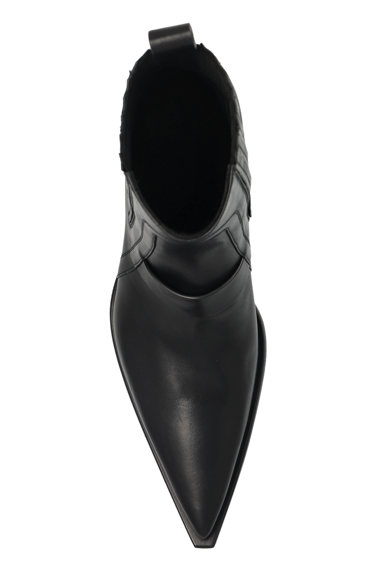 Rick Owens Leather ankle boots 'Pointed Sliver' | Men's | Vitkac